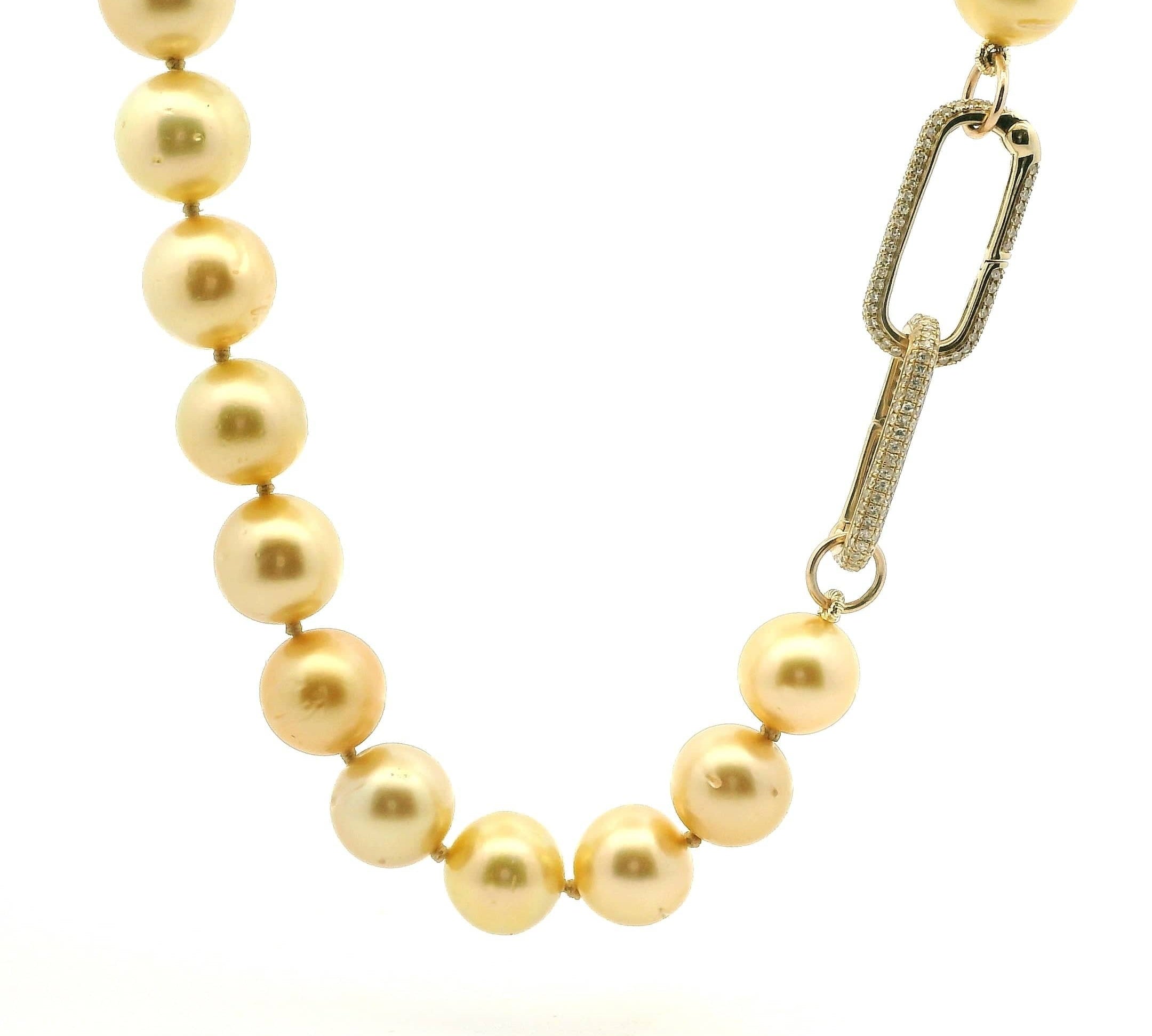 Necklaces South Sea Champagne Pearl Strand Necklace