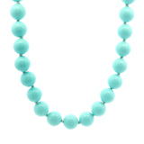 Necklaces Turquoise Blue Beaded Strand Necklace