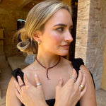 Rings 14K & 18K Gold East West Ruby Eternity Ring