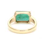 Rings 14K & 18K Gold Emerald East West Ring