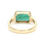 Rings 14K & 18K Gold Emerald East West Ring