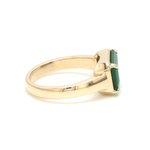 Rings 14K & 18K Gold Emerald East West Ring