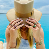 Rings 14K & 18K Gold Heart Diamond Dome Ring