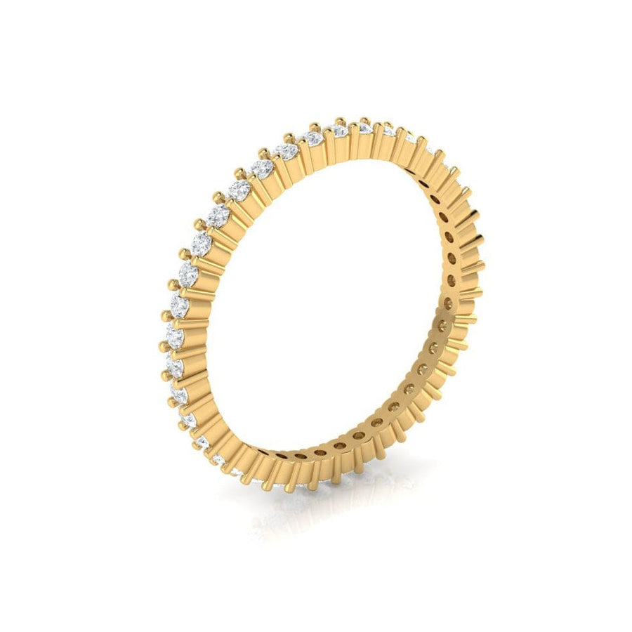 Rings 14K & 18K Gold Mini Round Diamond Eternity Ring, Lab Grown