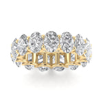 Rings 14K & 18K Gold Oval Diamond Eternity Band