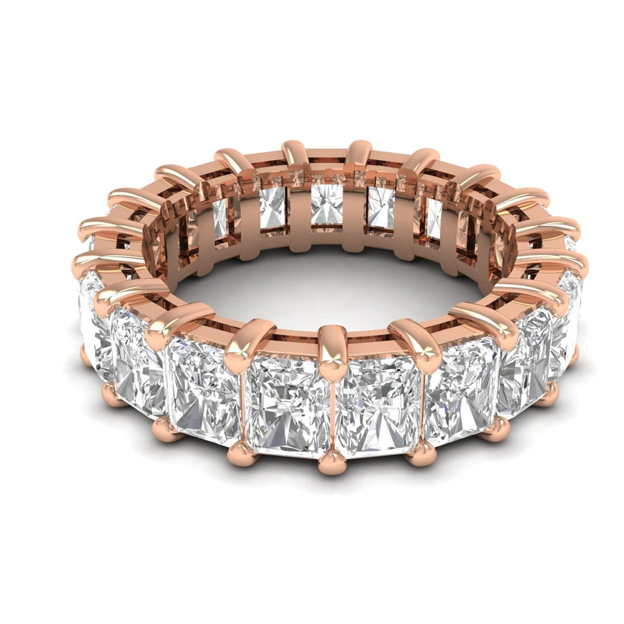 Rings 14K & 18K Gold Princess Cut Diamond Eternity Ring