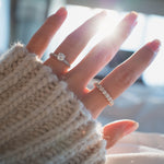 Rings 14K & 18K Gold Round Diamond Eternity Band