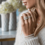 Rings 14K & 18K Gold Small Round Diamond Eternity Ring, Lab Grown