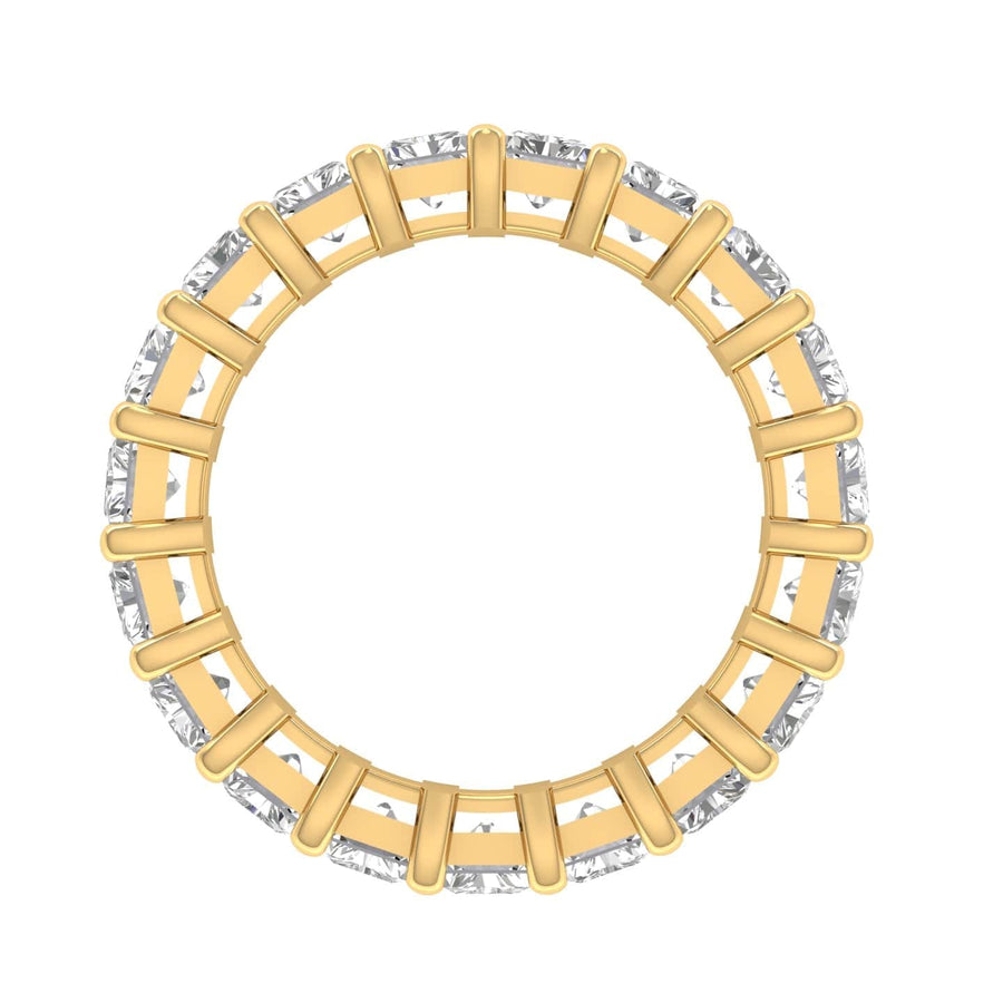 Rings 14K Gold Princess Cut Diamond Eternity Ring, Lab Grown