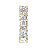 Rings 14K Gold Radiant Cut Diamond Eternity Ring Lab Grown