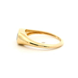 Rings 18K Gold  East West Blue Sapphire Baby Dome Ring