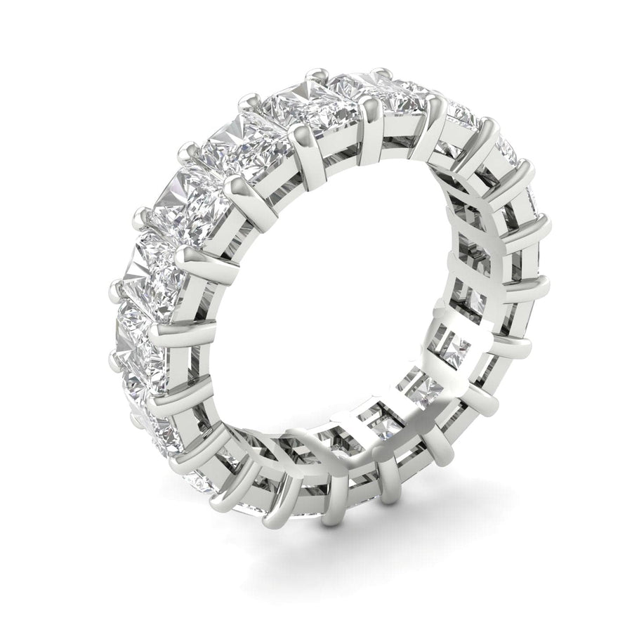 Rings 18K Gold Radiant Cut Diamond Eternity Ring Lab Grown
