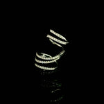 Rings 18K Milano Gold and Diamond Wrap Around Ring