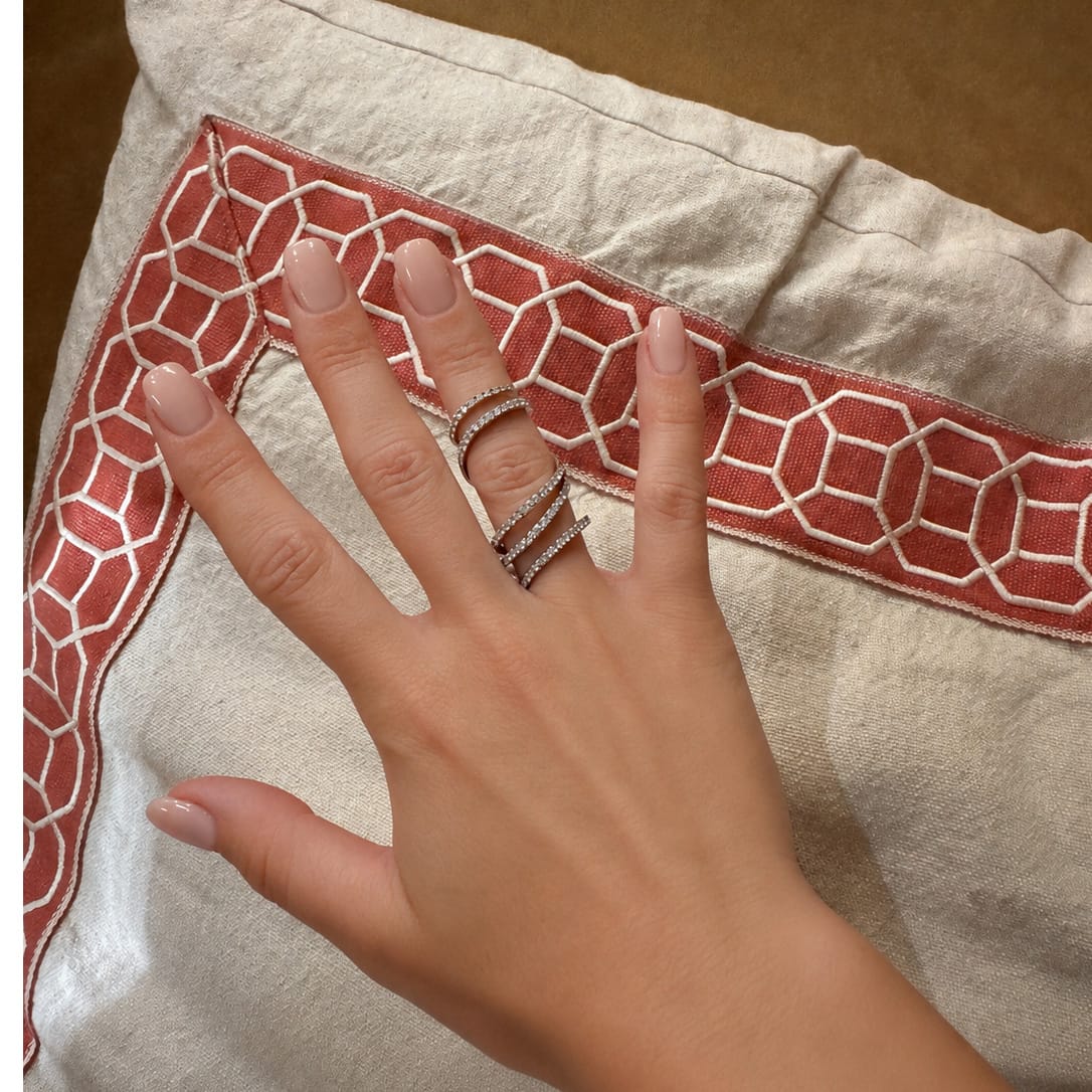 Rings 18K Milano Gold and Diamond Wrap Around Ring