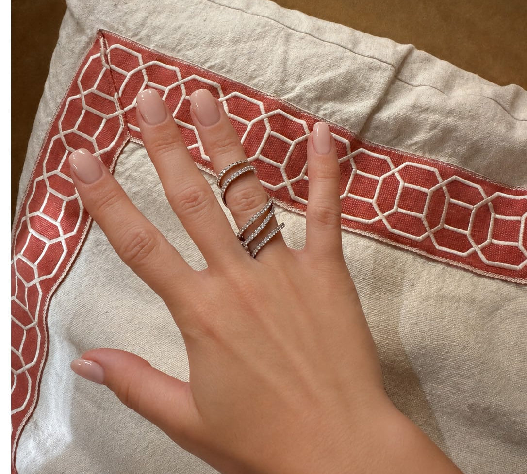 Rings 18K Milano Gold and Diamond Wrap Around Ring