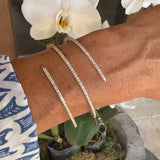 Rings 18K Stretch Gold and Diamond Wrap Around Bracelet