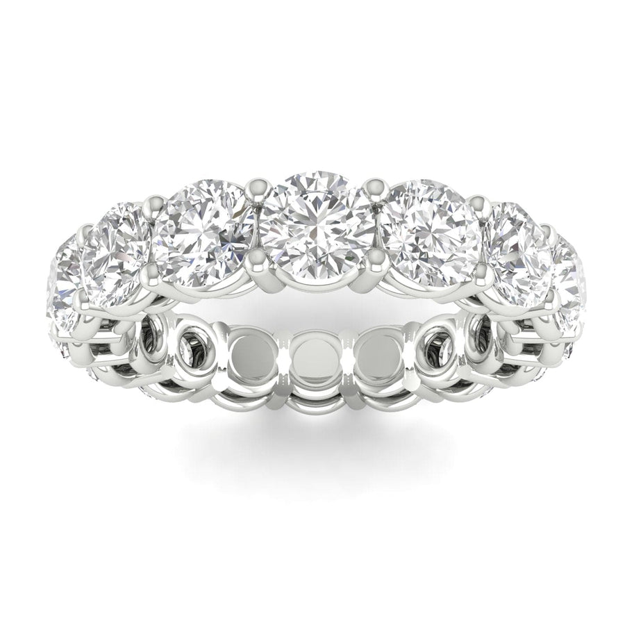 Rings 6 / White Gold / 1.98 ct 14K Gold Round Diamond Eternity Band Lab Grown