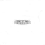 Rings 6 / White Gold / 14K 14K & 18K Gold Oval Diamond Eternity Ring, Lab Grown, 1.7 cts