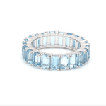 Rings 6 / Yellow Gold / 14K 14K or 18K Gold Aquamarine Eternity Band