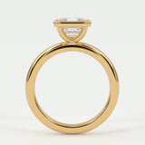 Rings Asscher Cut Bezel Setting