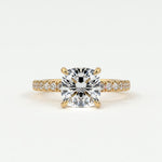 Rings Cushion Cut Diamond Engagement Rings