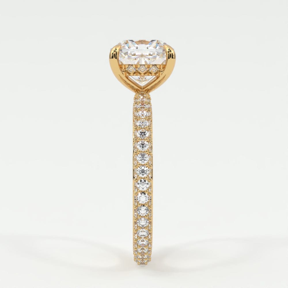 Rings Cushion Cut Diamond Engagement Rings, Lab Grown