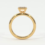 Rings Emerald Cut Bezel Setting