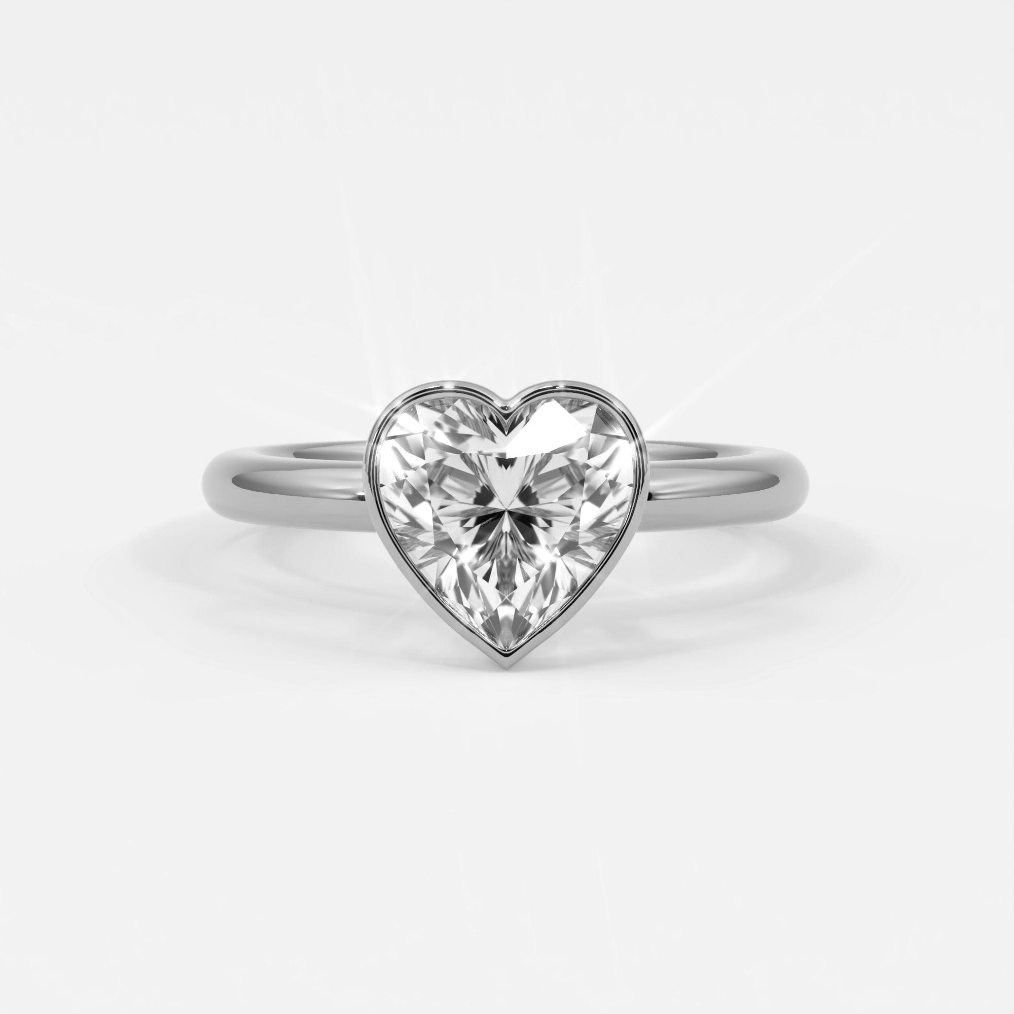 Rings Heart Shaped Diamond Engagement Rings