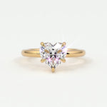 Rings Heart Shaped Diamond Engagement Rings, Lab Grown