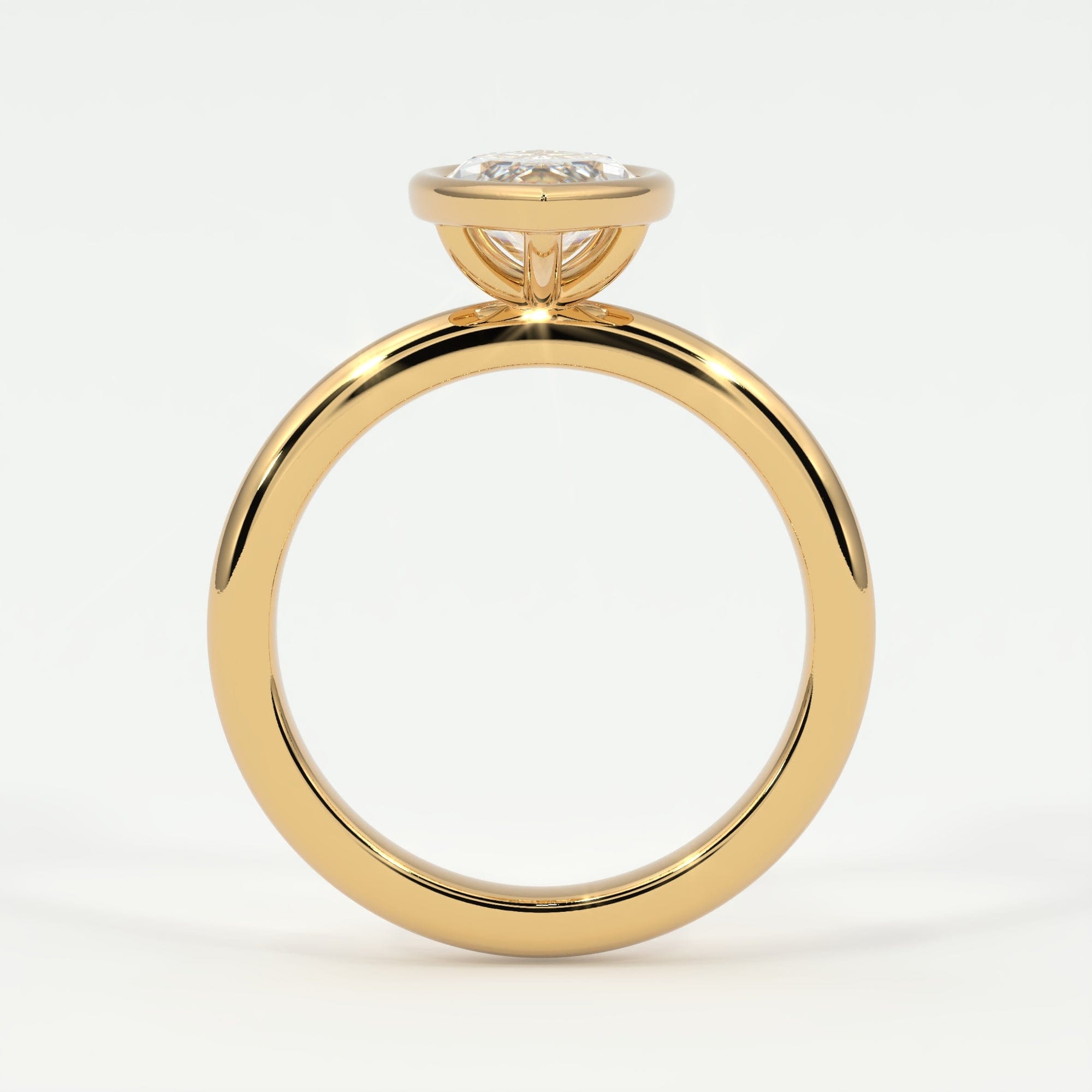 Rings Marquise Cut Bezel Setting