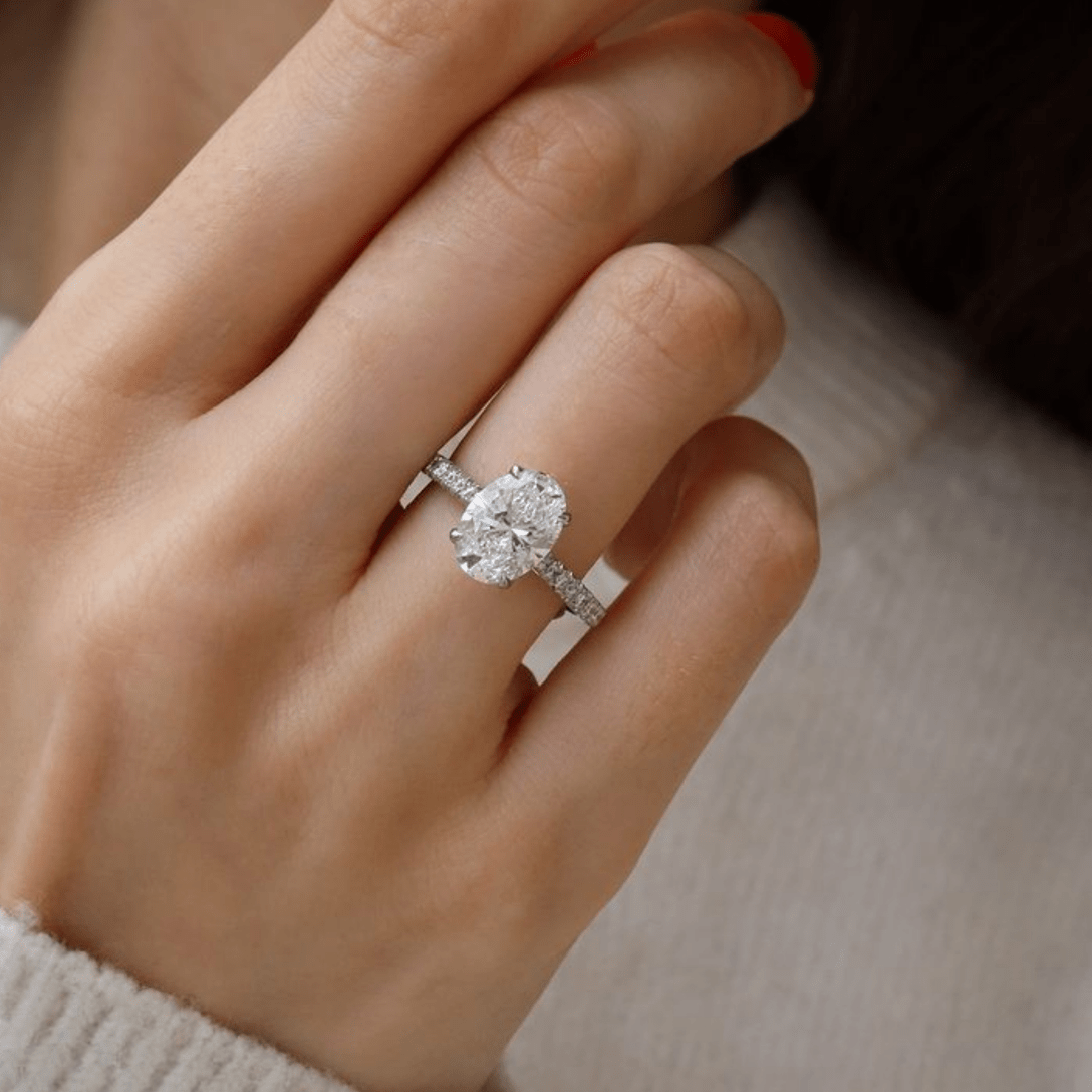 Rings Oval Diamond Engagement Rings