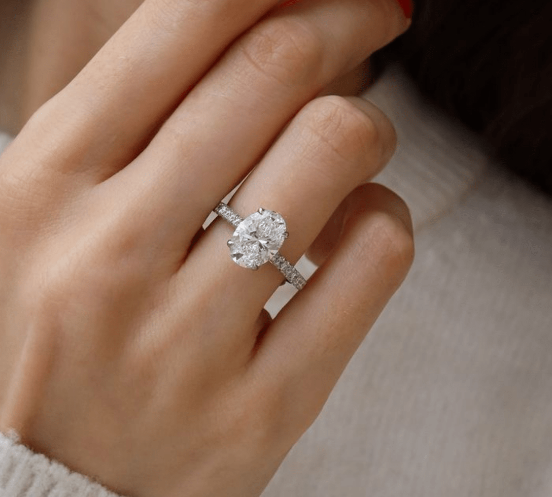 Rings Oval Diamond Engagement Rings