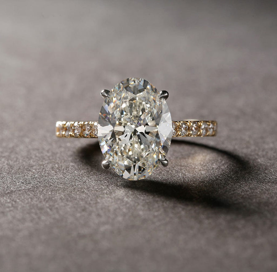 Rings Oval Diamond Engagement Rings, Lab Grown