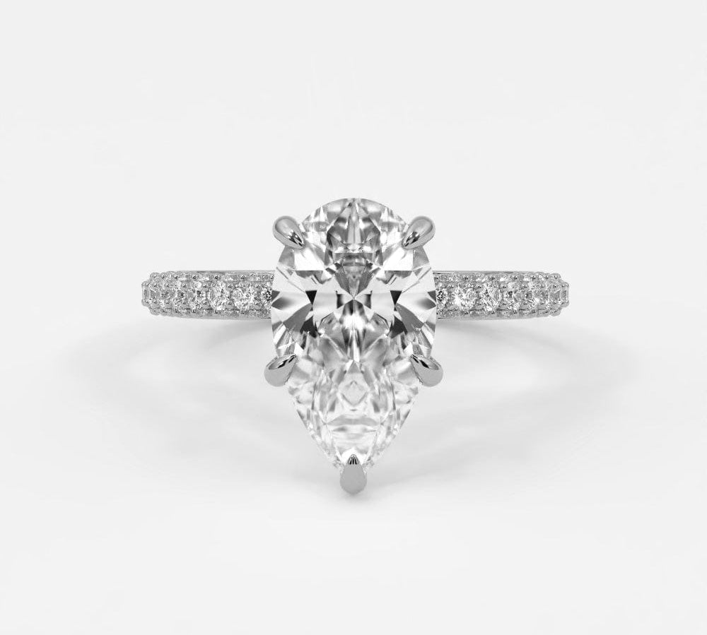 Rings Pear Diamond Engagement Rings, Lab Grown