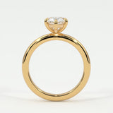 Rings Pear Shape Diamond Solitaire Band