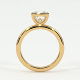 Rings Princess Cut Bezel Setting