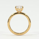 Rings Princess Cut Diamond Solitaire Band
