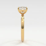 Rings Princess Cut Diamond Solitaire Band