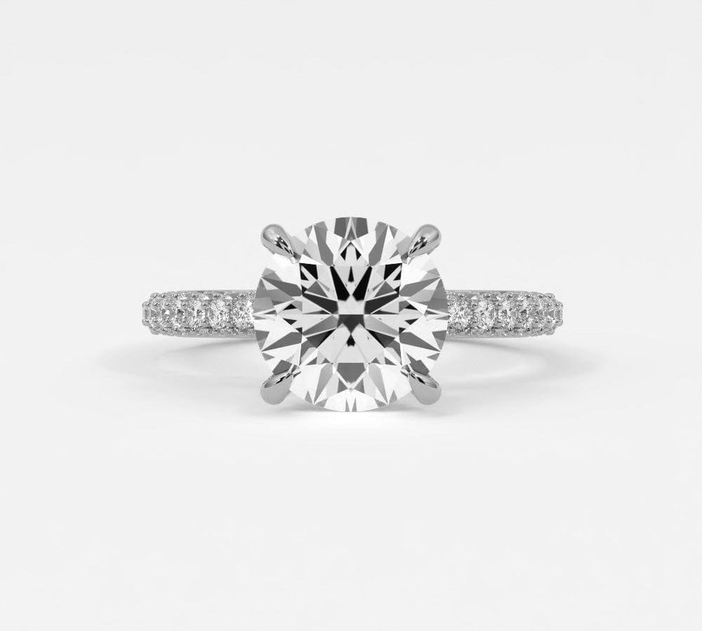 Rings Round Diamond Engagement Rings, Lab Grown