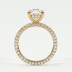 Rings Square Radiant Cut Diamond Engagement Rings