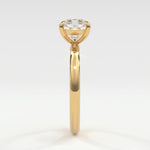 Rings Square Radiant Cut Diamond Solitaire Band